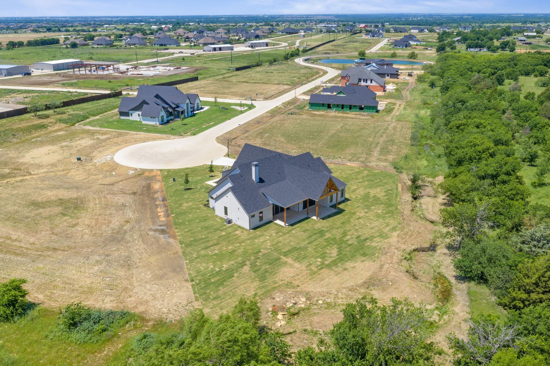 Adjacent lot Hawthorne Estates aerial